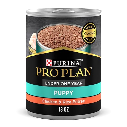 High Protein Puppy Food Pate, Chicken and Brown Rice Entree - (Pack of 12) 13 oz. Cans