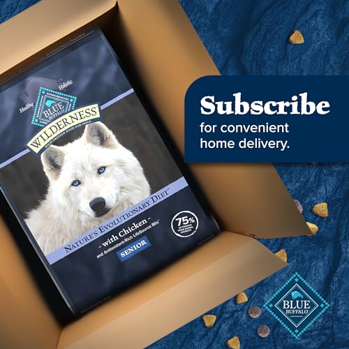 Wilderness Senior High Protein Dry Dog Food With Real Chicken Plus Wholesome Grains