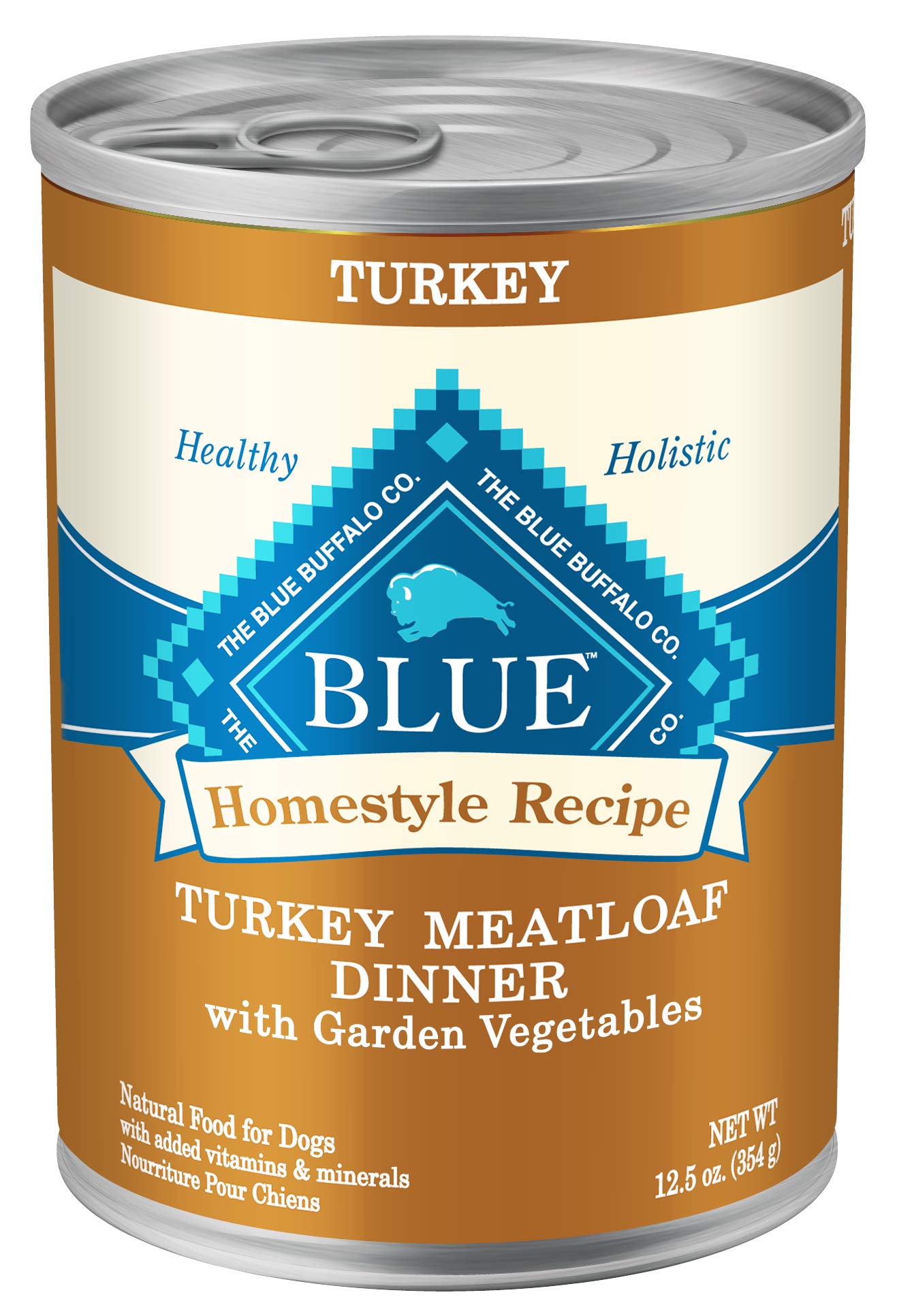 Homestyle Recipe Adult Wet Dog Food, Made with Natural Ingredients, Turkey Dinner With Garden Vegetables