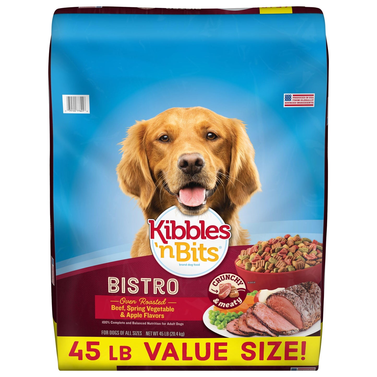Oven Roasted Beef, Spring Vegetable & Apple Flavors Dry Dog Food, 45 lb. Bag