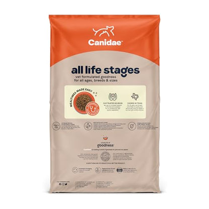 Canidae All Life Stages Premium Dry Dog Food for All Breeds 40 lbs, For All Ages & Multi-Dog Homes