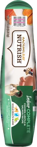 Nutrish Indoor Complete Premium Natural Dry Cat Food with Added Vitamins