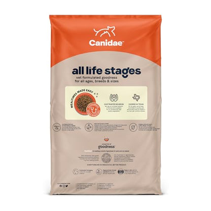 Canidae All Life Stages Premium Dry Dog Food for All Breeds 40 lbs, For All Ages & Multi-Dog Homes