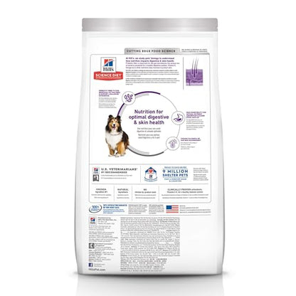 Sensitive Stomach & Skin, Adult 1-6, Stomach & Skin Sensitivity Support, Dry Dog Food, Chicken Recipe, 30 lb Bag