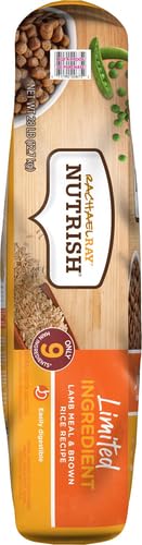 Rachael Ray Nutrish Limited Ingredient Dog Food, Lamb Meal & Brown Rice Recipe, 28 lb. Bag