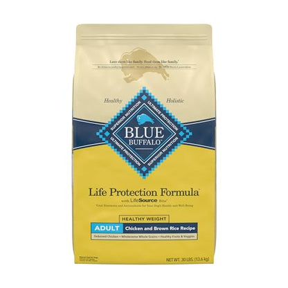 Life Protection Formula Healthy Weight Adult Dry Dog Food, Supports an Ideal Weight, Made with Natural Ingredients, Chicken & Brown Rice Recipe, 30-lb. Bag