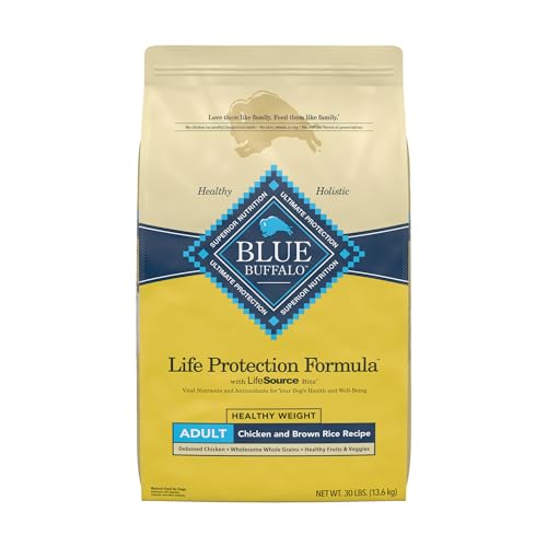 Life Protection Formula Healthy Weight Adult Dry Dog Food, Supports an Ideal Weight, Made with Natural Ingredients, Chicken & Brown Rice Recipe, 30-lb. Bag