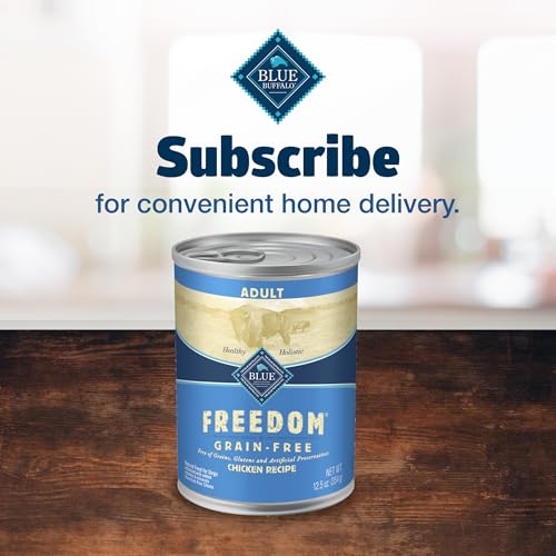 Freedom Grain-Free Wet Dog Food, Free of Glutens & Artificial Preservatives, Made with Natural Ingredients, Chicken Recipe, 12.5-oz. Cans (12 Count)