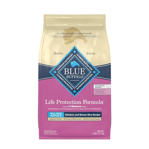 Life Protection Formula Adult Small Breed Dry Dog Food, Supports High Energy Needs, Made with Natural Ingredients, Chicken & Brown Rice Recipe, 5-lb. Bag
