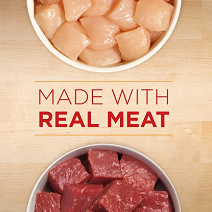 Beef and Barley Entrees Wet Dog Food Variety Pack - (2 Packs of 6) 13 oz