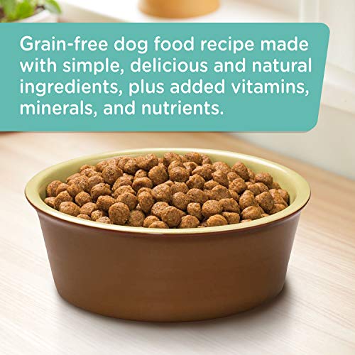 Nutrish Zero Grain Dry Dog Food Natural Dog Food with Added Vitamins, Minerals & Taurine, Salmon & Sweet Potato Recipe, 23 Pounds