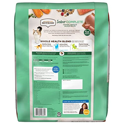 Nutrish Indoor Complete Premium Natural Dry Cat Food with Added Vitamins