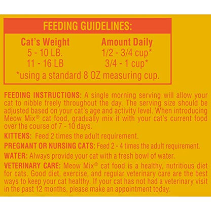 Meow Mix Original Choice Dry Cat Food, 6.3 Pound, Complete & Balanced Nutrition