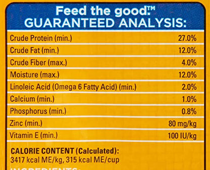 Pedigree High Protein Adult Dry Dog Food, Beef and Lamb Flavor, 18 lb. Bag