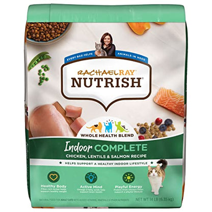 Nutrish Indoor Complete Premium Natural Dry Cat Food with Added Vitamins