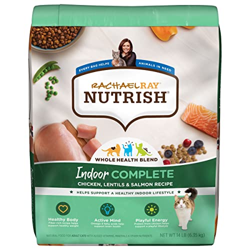 Nutrish Indoor Complete Premium Natural Dry Cat Food with Added Vitamins