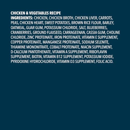 Wholesome Grains Adult Pate Canned Dog Food Variety Pack Vegetables Recipe 13oz (Pack of 12)
