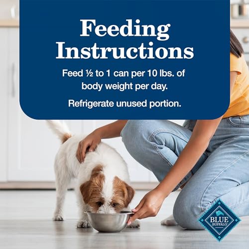 Blue Buffalo Homestyle Recipe Senior Wet Dog Food, Made with Natural Ingredients 12.5-oz. Cans (12 Count)