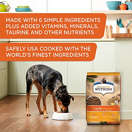Rachael Ray Nutrish Limited Ingredient Dog Food, Lamb Meal & Brown Rice Recipe, 28 lb. Bag