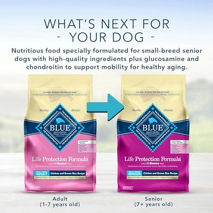 Life Protection Formula Adult Small Breed Dry Dog Food, Supports High Energy Needs, Made with Natural Ingredients, Chicken & Brown Rice Recipe, 5-lb. Bag