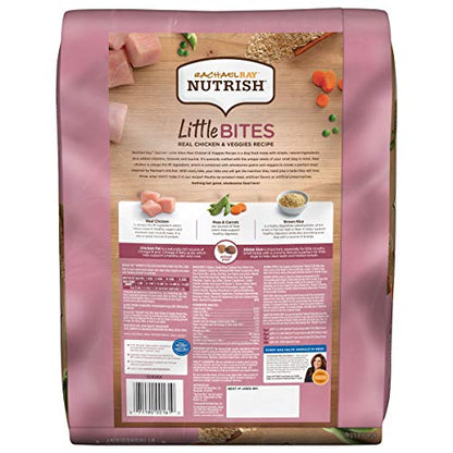 Rachael Ray Nutrish Little Bites Dry Dog Food, Chicken & Veggies Recipe for Small Breeds, 14 Pound Bag