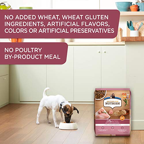 Rachael Ray Nutrish Little Bites Dry Dog Food, Chicken & Veggies Recipe for Small Breeds, 14 Pound Bag