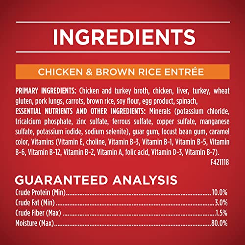 Beef and Barley Entrees Wet Dog Food Variety Pack - (2 Packs of 6) 13 oz
