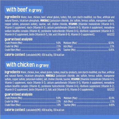 Wet Cat Food Variety Pack and Turkey and Cheese Dinner - (Pack of 24) 5.5 oz. Cans
