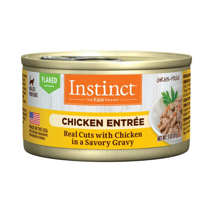 Instinct Flaked Chicken Entrée Wet Cat Food - 3 Ounces, 24 Pack