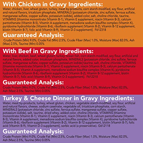 Wet Cat Food Variety Pack and Turkey and Cheese Dinner - (Pack of 24) 5.5 oz. Cans