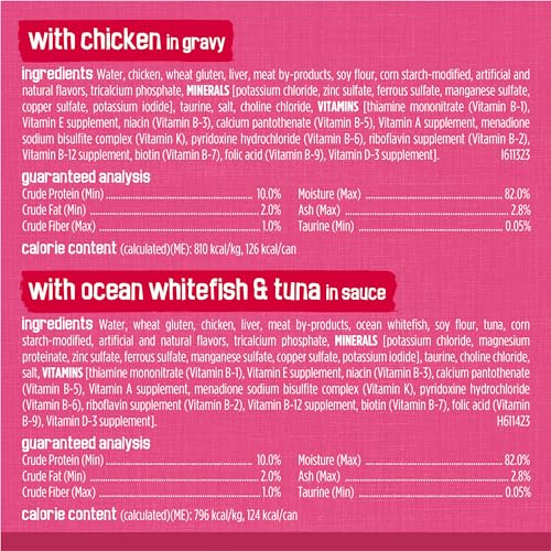 Wet Cat Food Variety Pack, Surfin' & Turfin' Prime Filets Favorites - (Pack of 40)