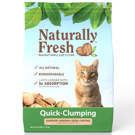 Cat Litter - Walnut-Based Quick-Clumping Kitty Litter 26 lb (23001)