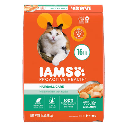 Proactive Health Adult Hairball Care Dry Cat Food with Chicken 16 lb. Bag