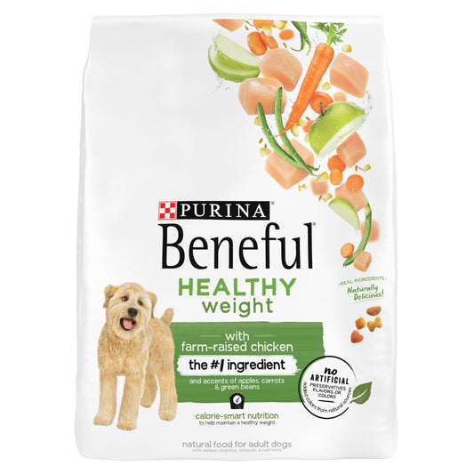Beneful Healthy Weight Dry Dog Food With Farm-Raised Chicken - (Pack of 4) 3.5 lb. Bags