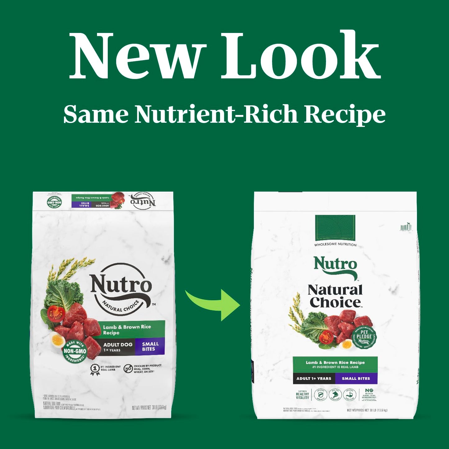 Choice Small Bites Adult Dry Dog Food, Lamb and Brown Rice Recipe, 30 lbs.