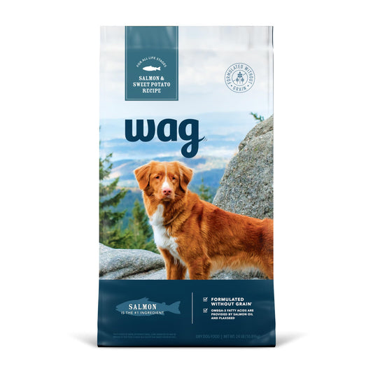 Dry Dog Food Salmon & Sweet Potato, Grain Free 24 lb Bag