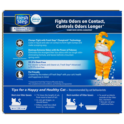 Clumping Cat Litter, Extreme, Advanced Long Lasting Odor Control Kitty Litter