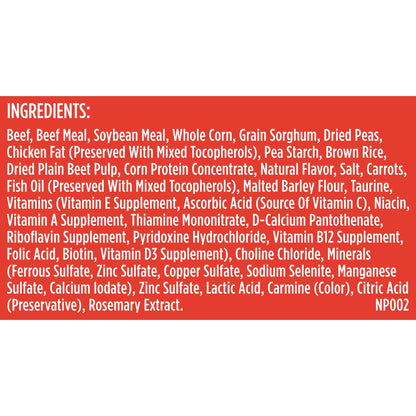 Nutrish Premium Natural Dry Dog Food with Added Vitamins, Minerals & Taurine, Real Beef, Pea, & Brown Rice Recipe, 28 Pounds (Packaging May Vary)