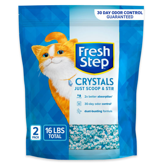 Premium Cat Litter, Scented, 16 lbs total, (2 Pack of 8lb Bags)