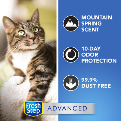 Clumping Cat Litter, Extreme, Advanced Long Lasting Odor Control Kitty Litter