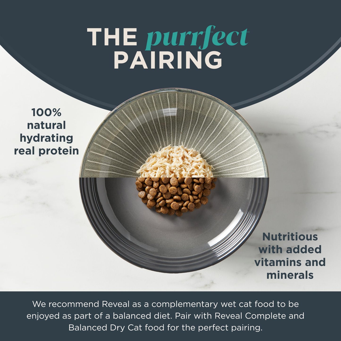 Reveal Natural Wet Cat Food, 12 Count Limited Ingredient Canned Food for Cats in Broth, 2.47 Cans