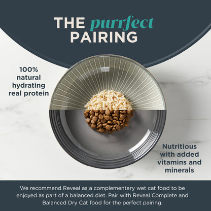 Reveal Natural Wet Cat Food, 12 Count Limited Ingredient Canned Food for Cats in Broth, 2.47 Cans