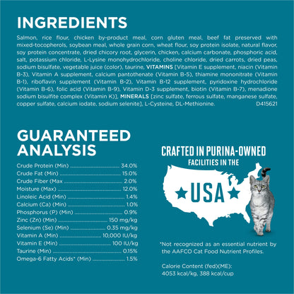 Natural Dry Cat Food, Tender Selects Blend With Real Salmon - 16 lb. Bag