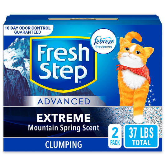 Clumping Cat Litter, Extreme, Advanced Long Lasting Odor Control Kitty Litter