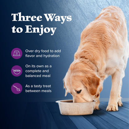 Wilderness Adult Wet Dog Food with Wholesome Grains, Made with Natural Ingredients, Beef & Chicken Grill, 12.5-oz. Can (12 Count)