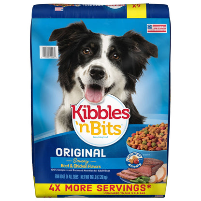 Original Savory Beef & Chicken Flavors Dry Dog Food, 45 Pound Bag