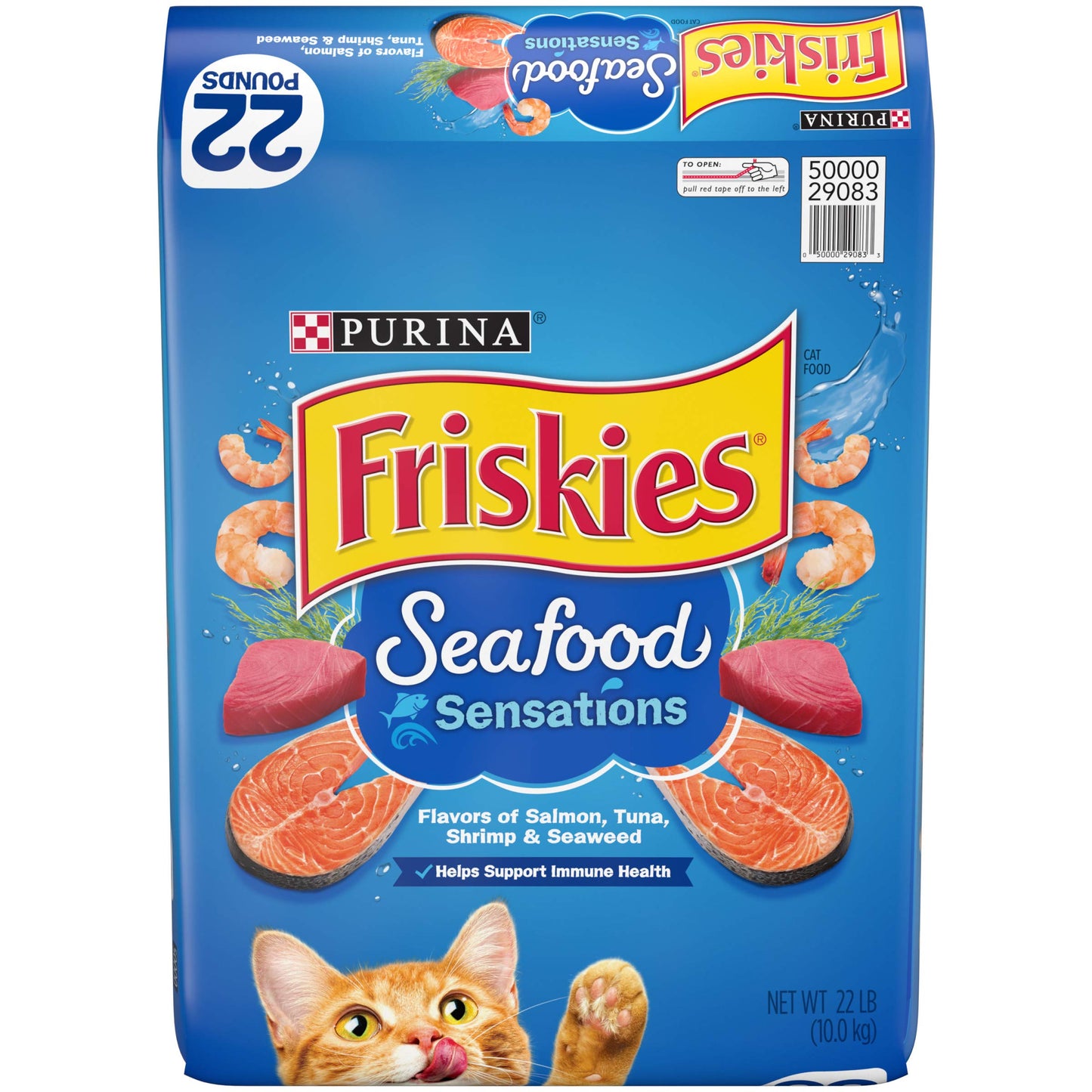 Purina Dry Cat Food, Seafood Sensations - 22 lb. Bag