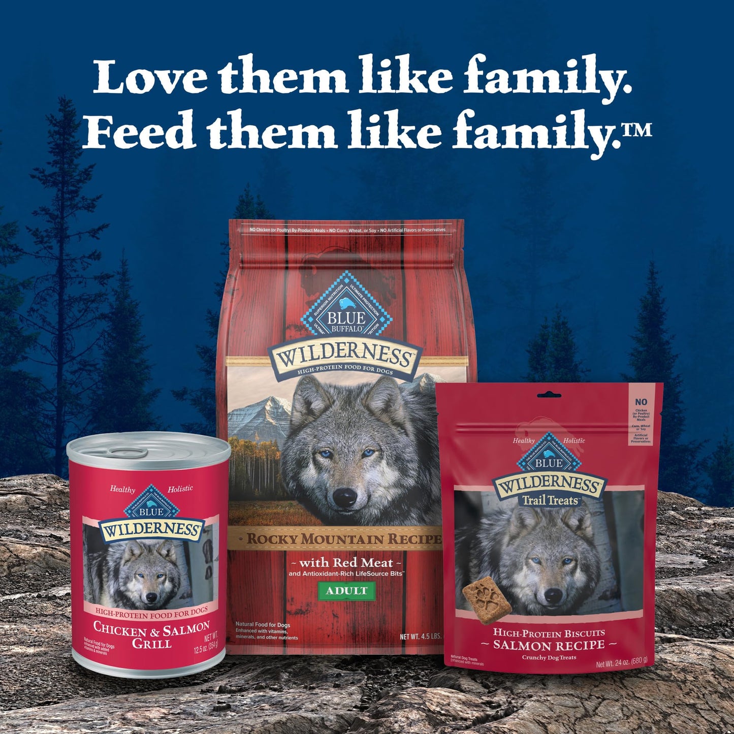 Wilderness Adult Wet Dog Food with Wholesome Grains, Made with Natural Ingredients, Beef & Chicken Grill, 12.5-oz. Can (12 Count)