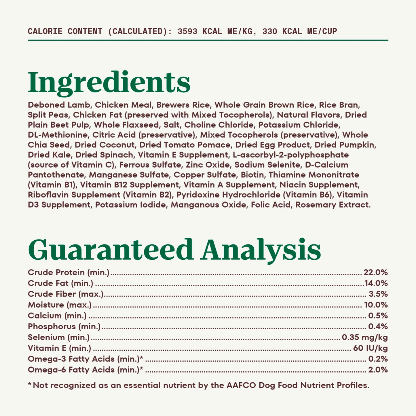 Choice Small Bites Adult Dry Dog Food, Lamb and Brown Rice Recipe, 30 lbs.