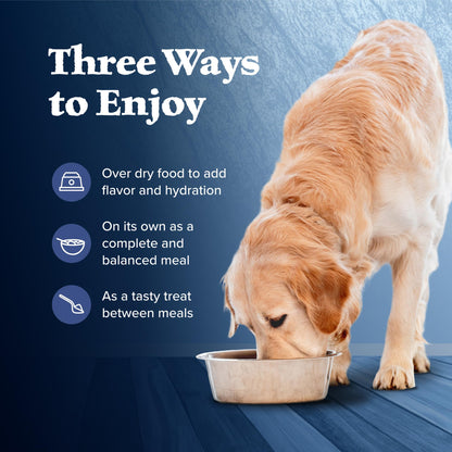 Wilderness Natural High Protein Wet Food for Senior Dogs, Turkey & Chicken, 12.5-oz Cans, 12-Count